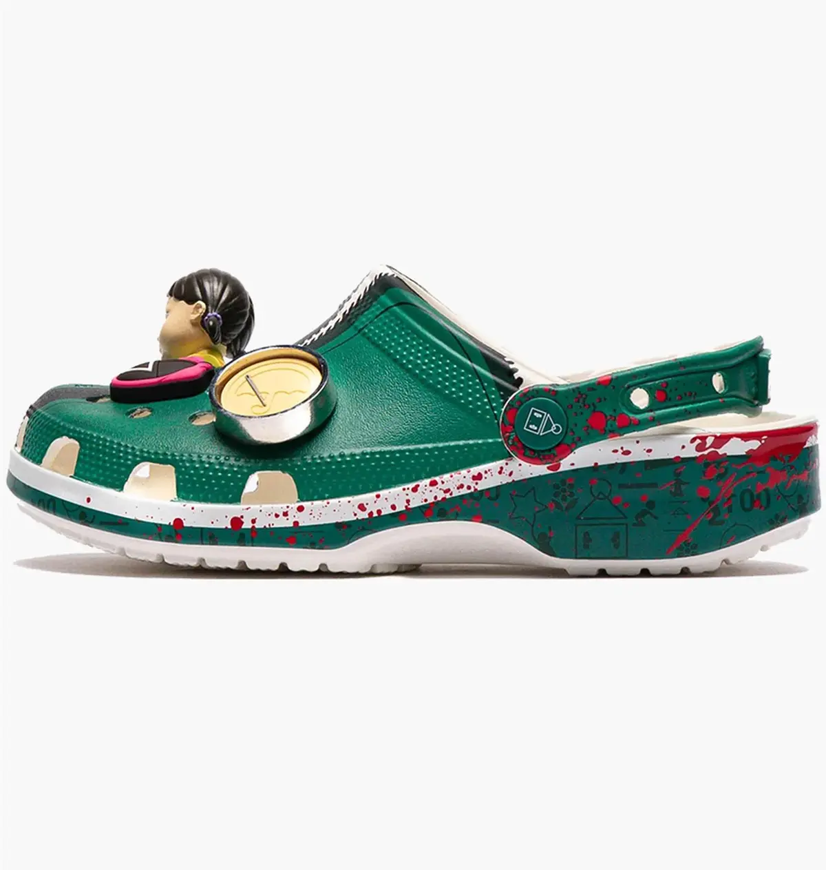 Тапочки унисекс Crocs Collaborative 'Squid Game' X Classic Clog