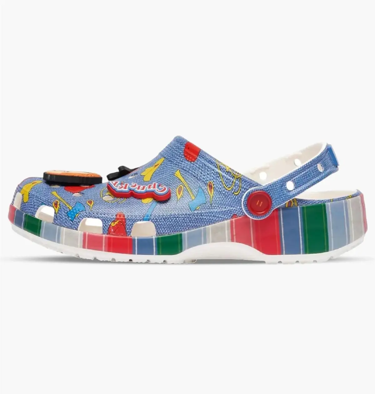 Сандалии унисекс Crocs Classic Clog Childs Play Chucky Blue