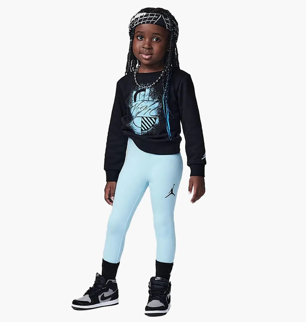 Лосіни дитячі Jordan Brooklyn Fleece Light Blue
