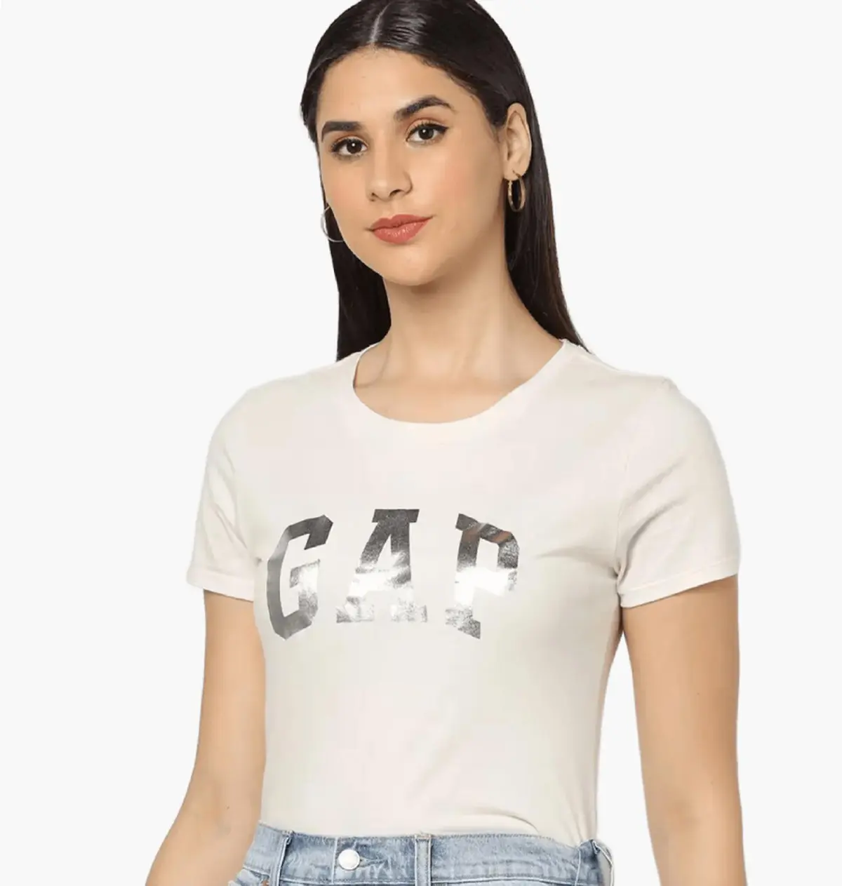 Футболка жіноча Gap Ss Clsc Tee Beige