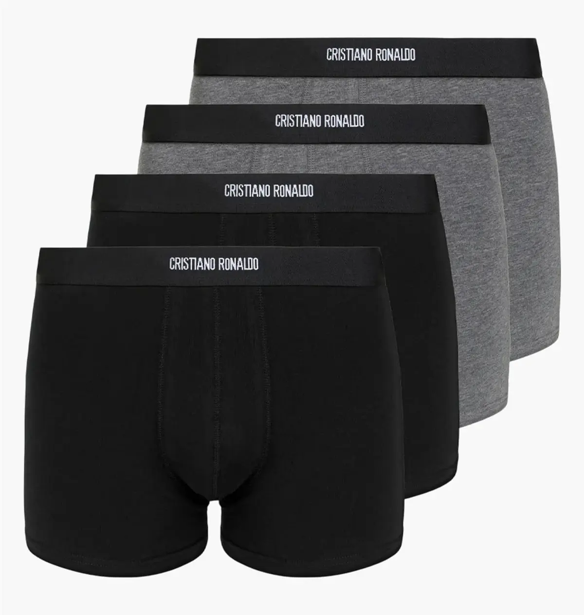 Труси чоловічі Cr7 Cr7 Basic (4 ) Black/Grey