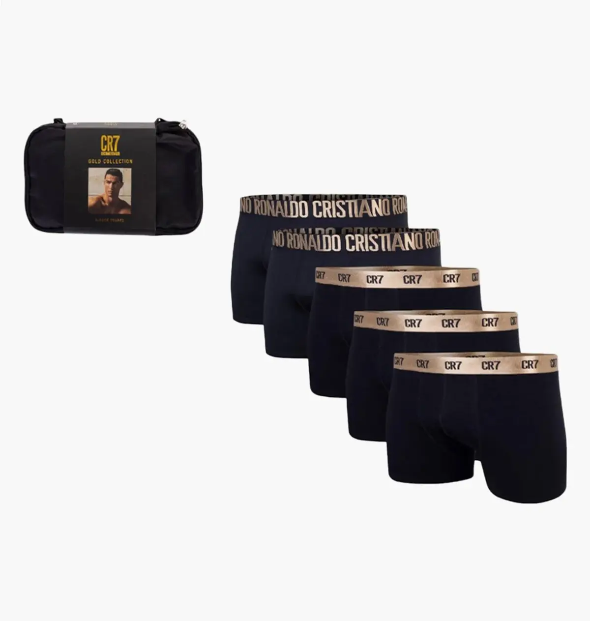 Труси чоловічі Cr7 Travel Zip Bag (5 ) Black