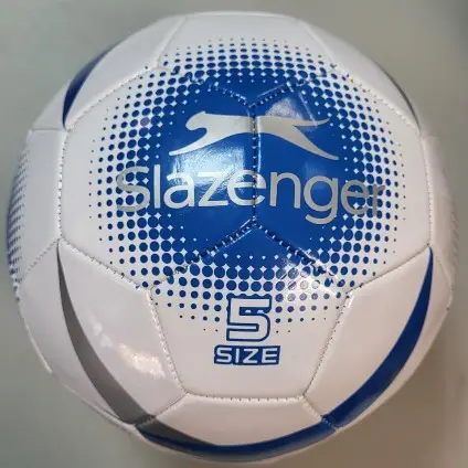 Футбольний м'яч Slazenger Ac Football White/Royal Blue/Silver/Black Size 5