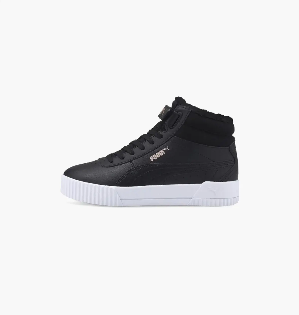 Кроссовки детские Puma Carina Mid Fur Black