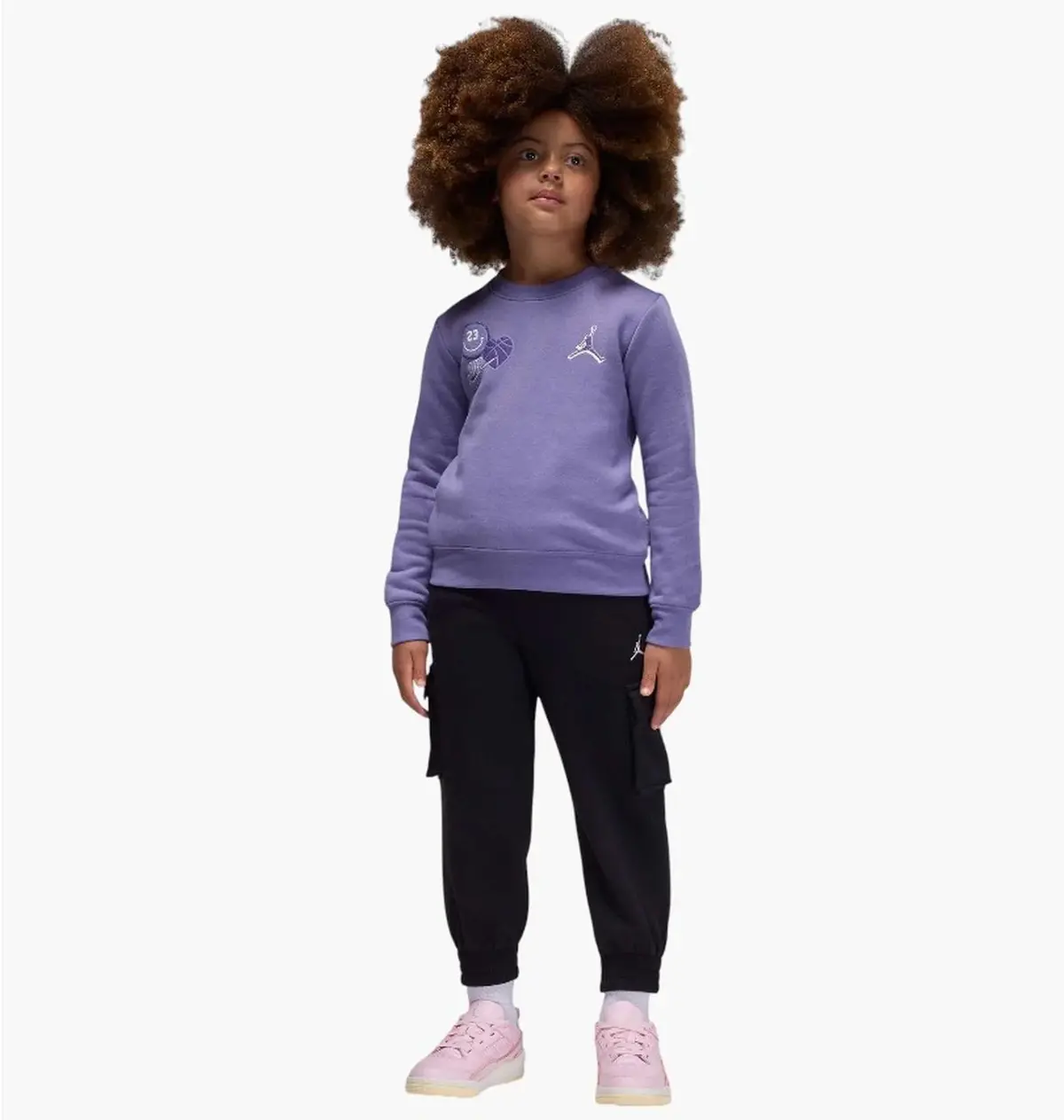 Спортивний костюм дитячий Jordan Sweat Sets Violet/Black