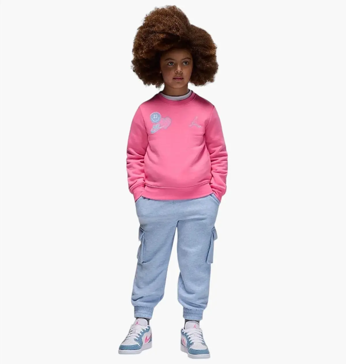 Спортивний костюм дитячий Jordan Sweat Sets Pink/Grey