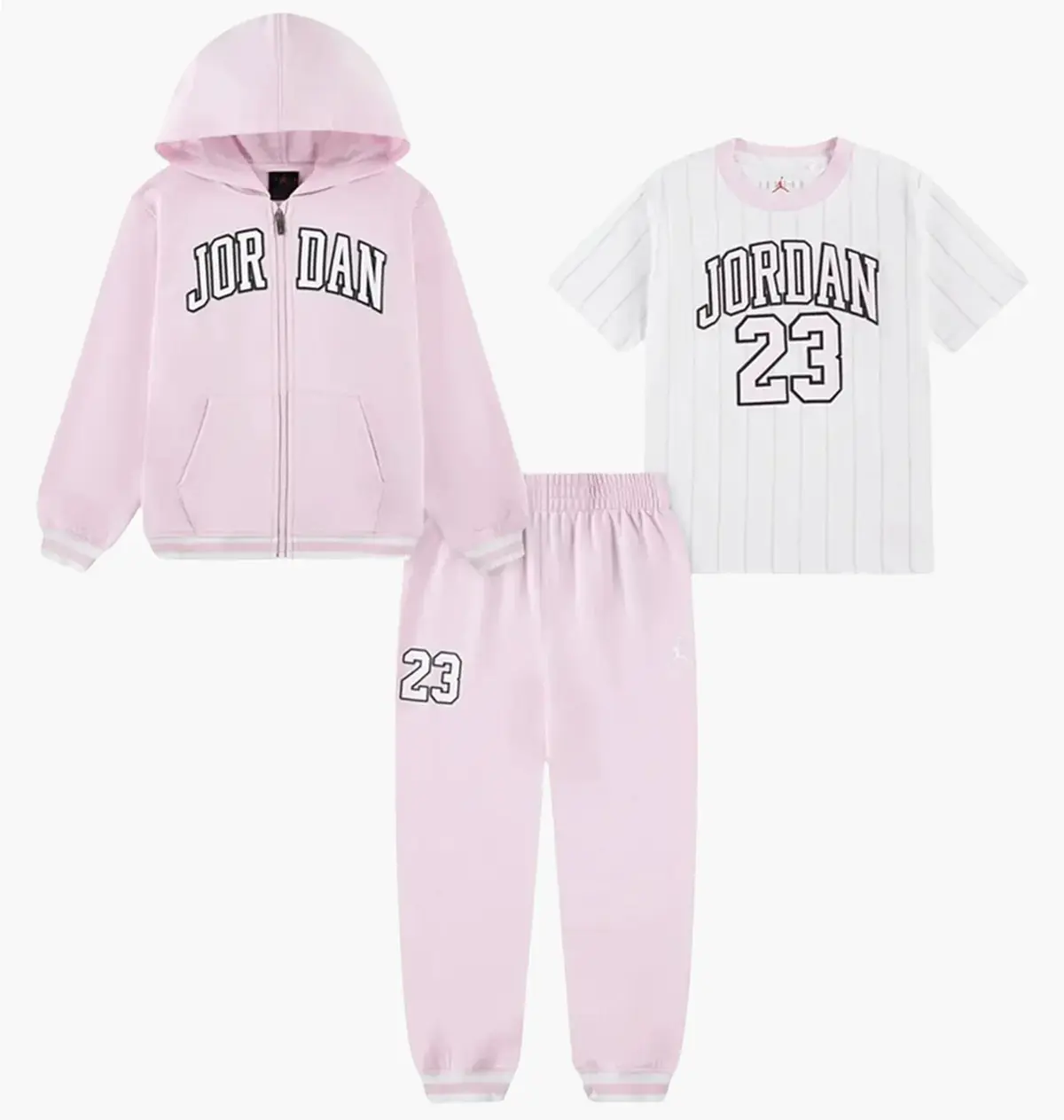 Спортивний костюм дитячий Jordan Sweat Sets Pink/White