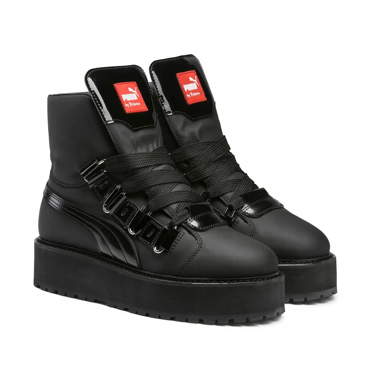 Черевики жіночі Puma Sb Eyelet Flatform Boot X Fenty By Rihanna "Black"