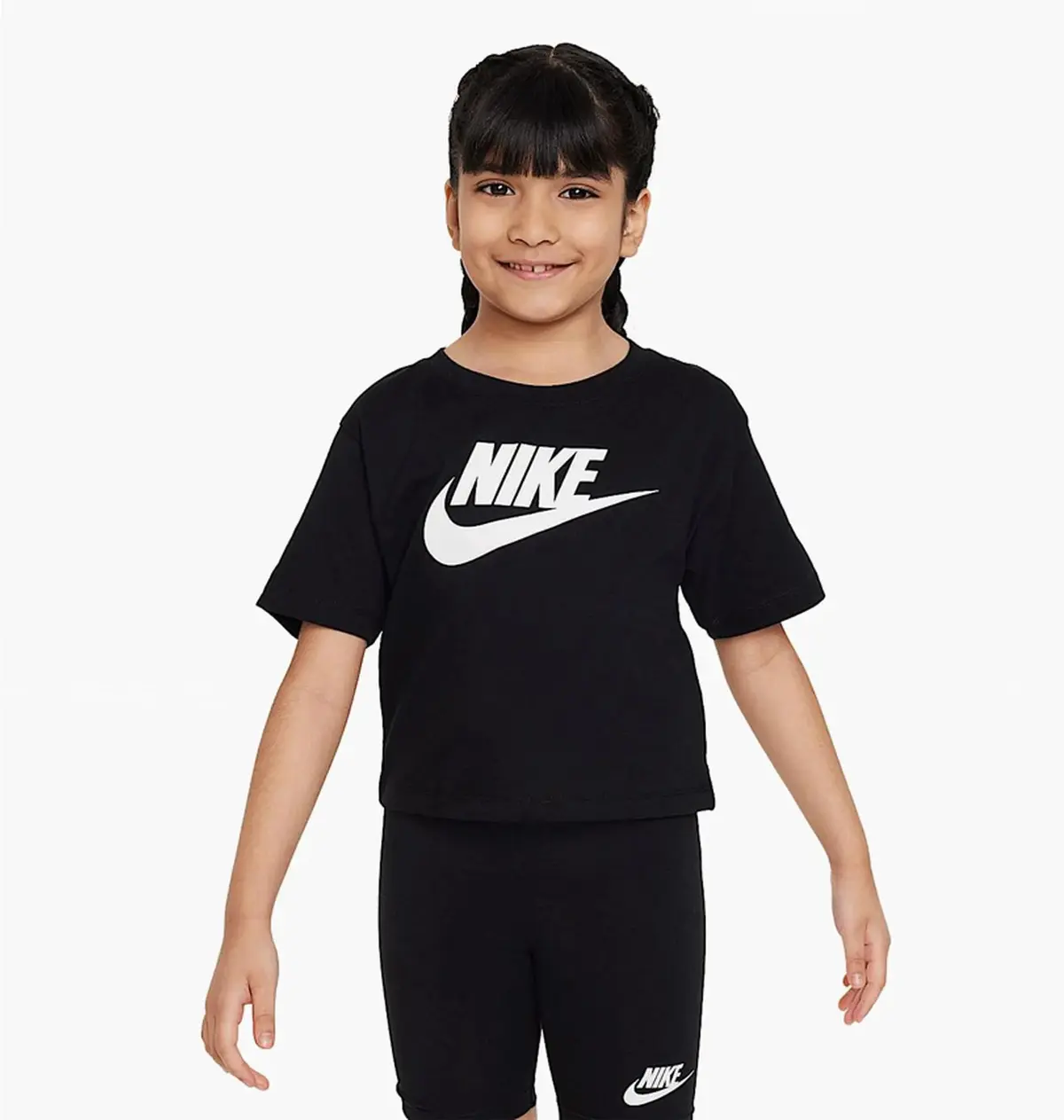 Футболка дитяча Nike Club Boxy T-Shirt Black