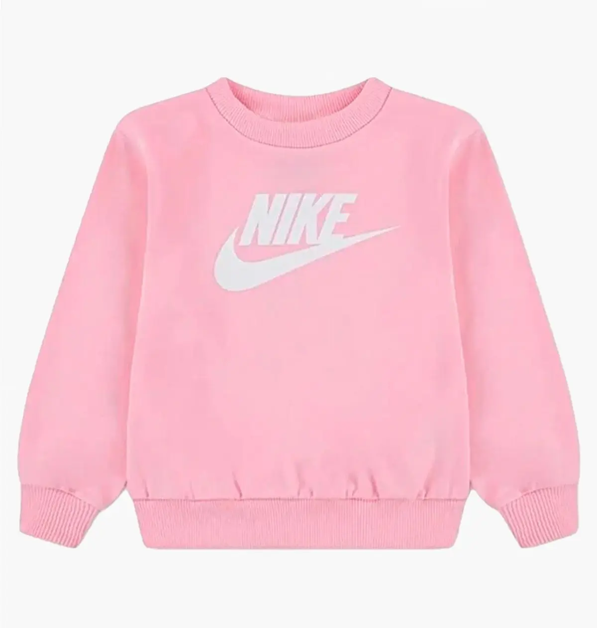Светр дитячий Nike French Terry Crew Pink