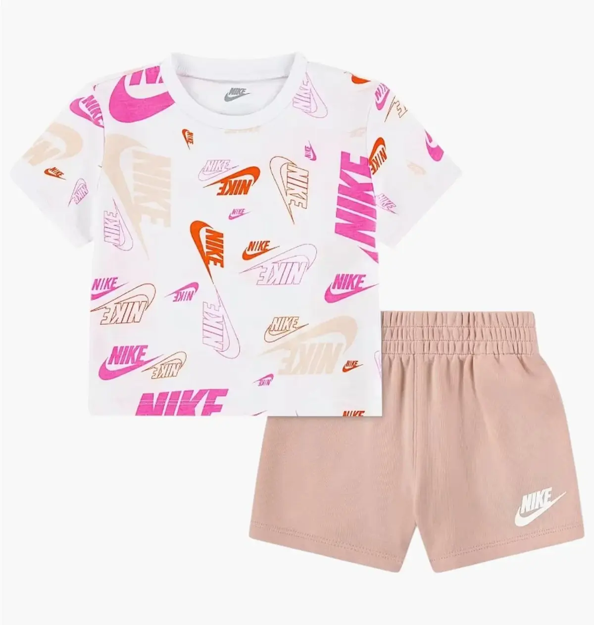 Спортивний костюм дитячий Nike Ensemble Fille White/Beige