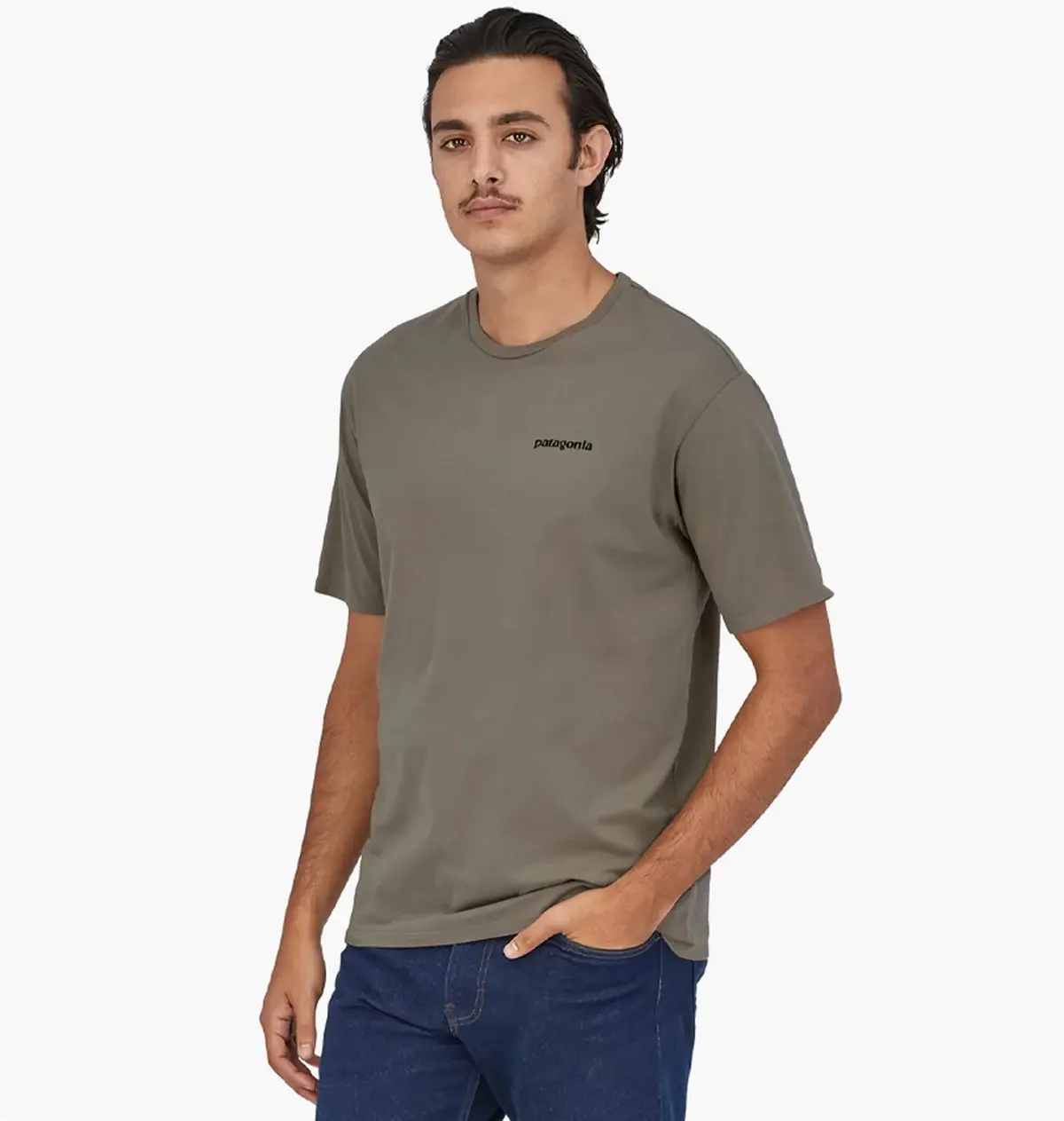 Футболка мужская Patagonia Home Water Trout Organic T-Shirt Grey