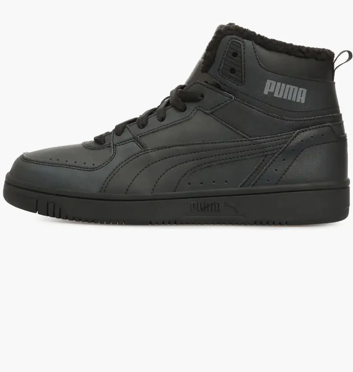 Кроссовки мужские зимние Puma Rebound Mid Fur Black 37557604 черные 37557604
