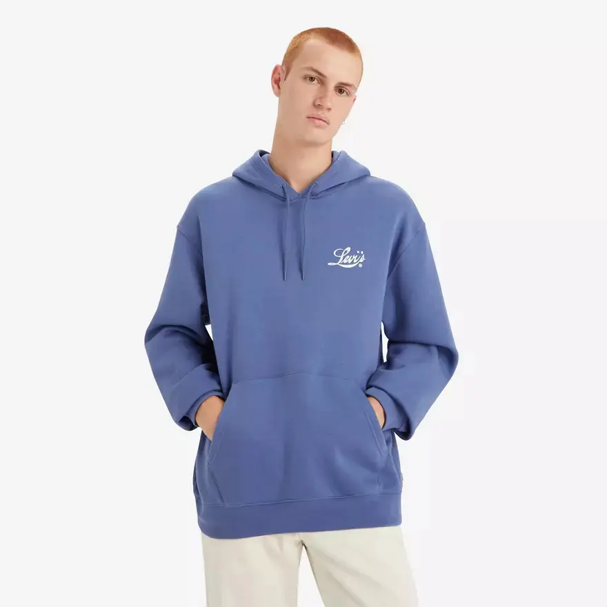 Кофта чоловіча Levi's Relaxed Fit Graphic Hoodie Blue