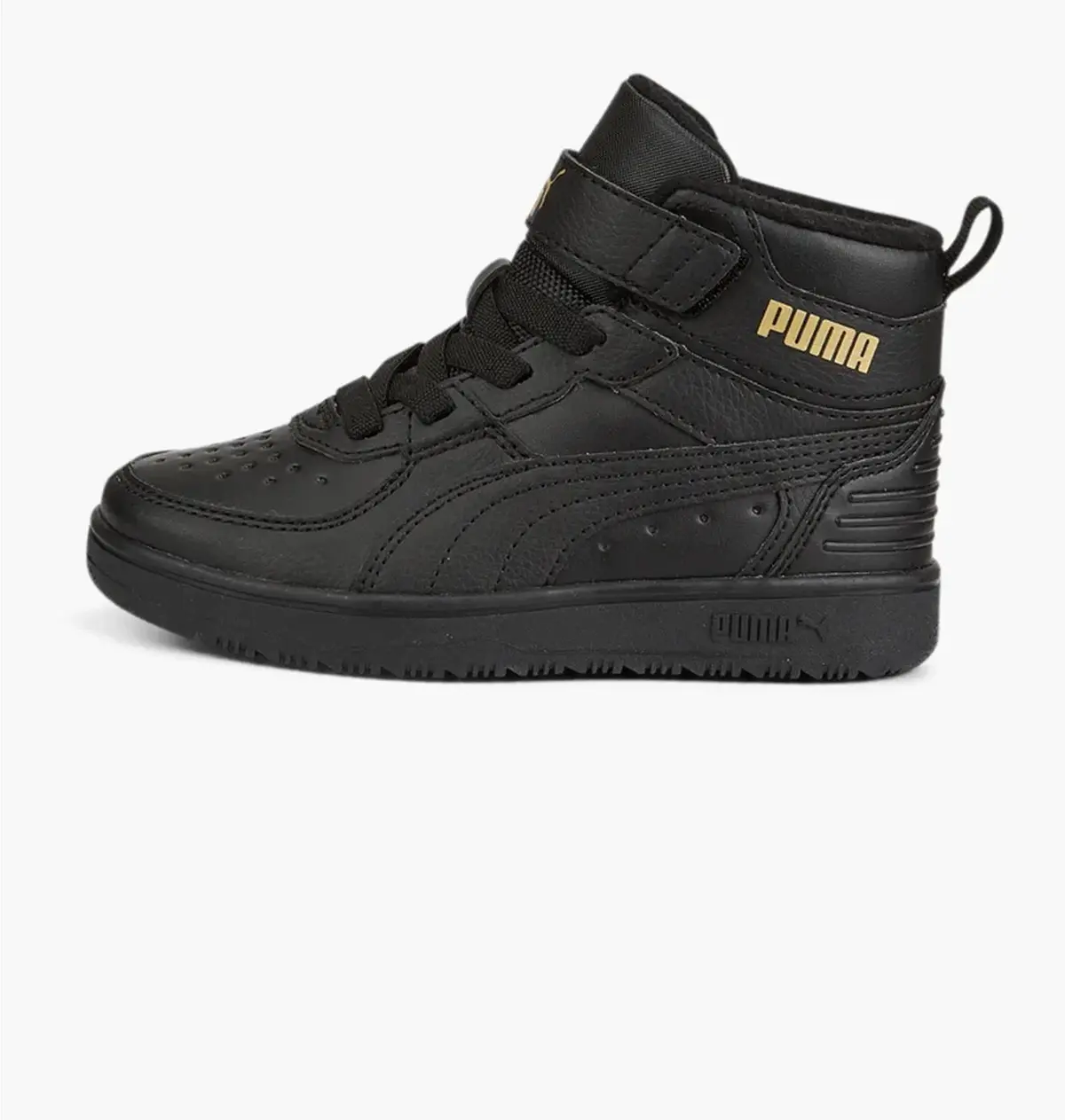 Кроссовки детские Puma Rebound Rugged V Ps черные 388244-01