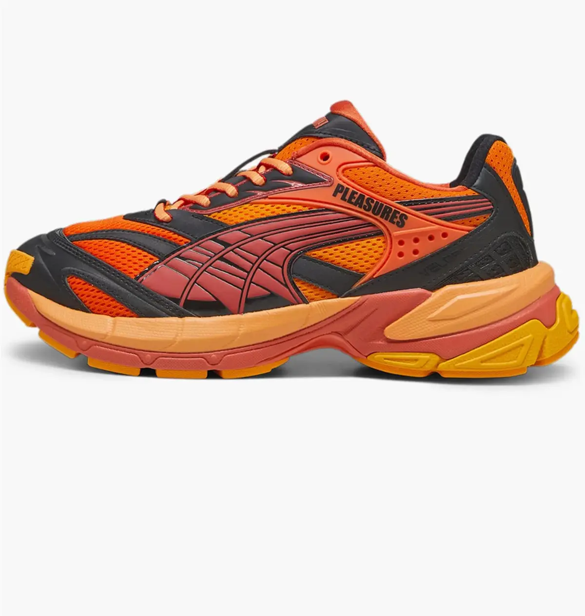 Кросівки унісекс Puma X Pleasures Velophasis Layers Orange/Black