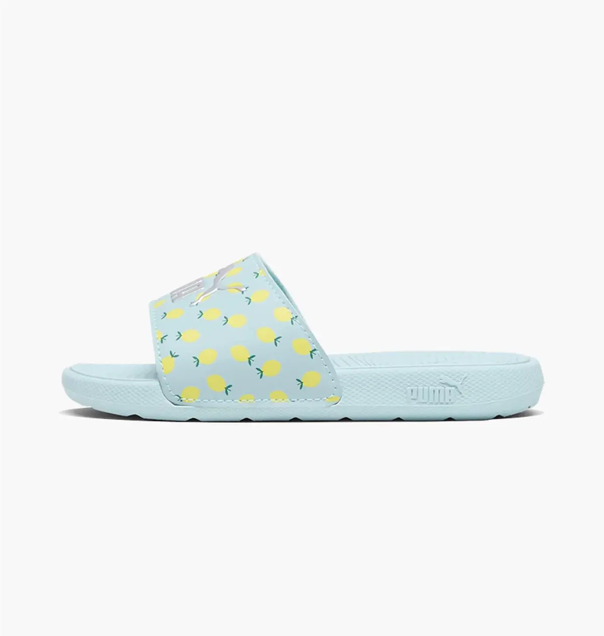 Тапочки детские Puma Cool Cat 2.0 Lemon Slides Turquoise