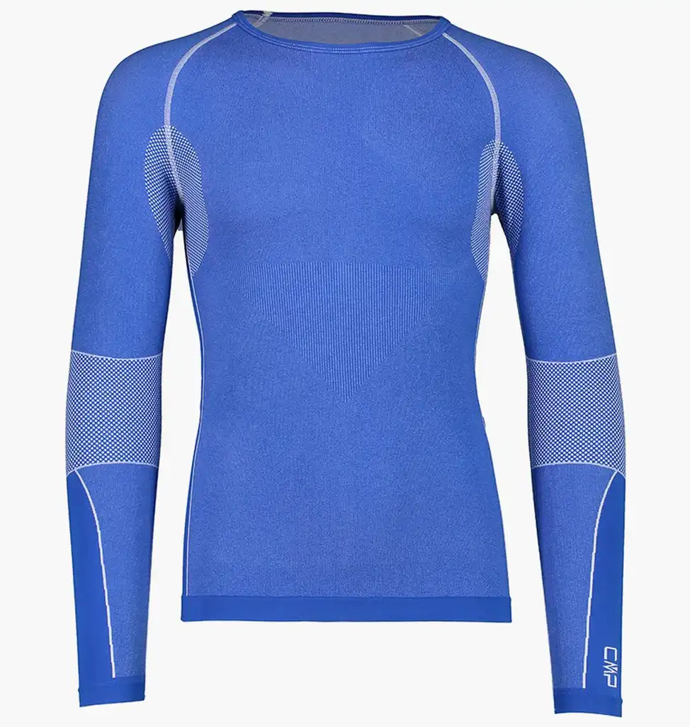 Термобілизна чоловіча Cmp Seamless Sweat Blue