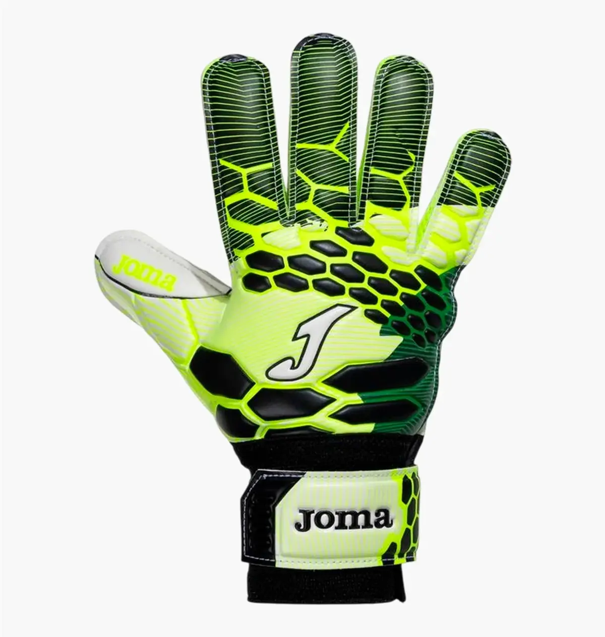 Футбольные перчатки унисекс Joma Calcio Green/Black