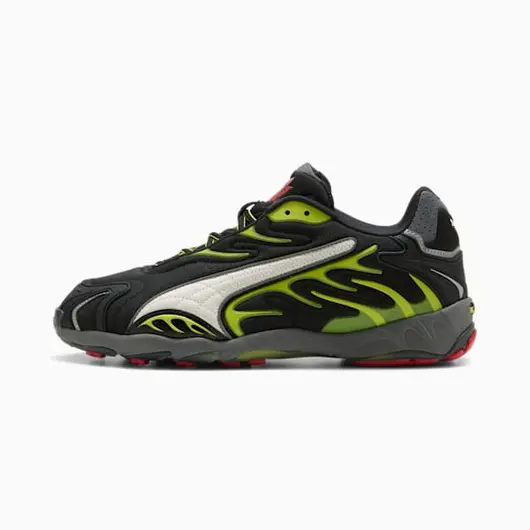 Кроссовки унисекс Puma A$Ap Rocky X Inhale 'Black Lime Pow'