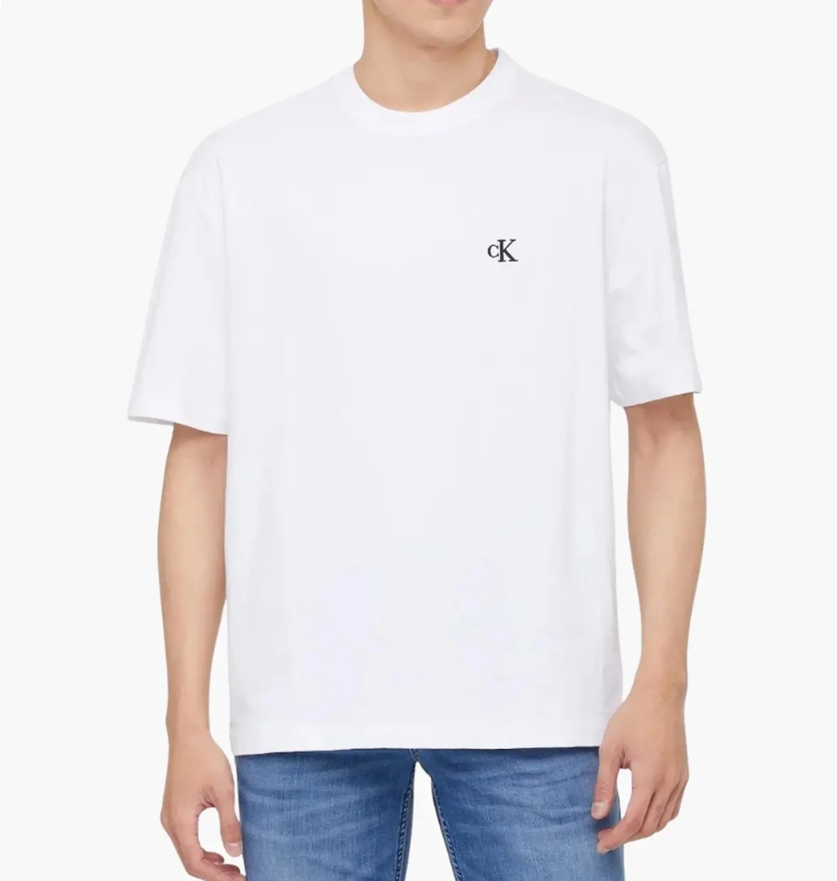 Футболка мужская Calvin Klein Relaxed Fit Archive Logo White