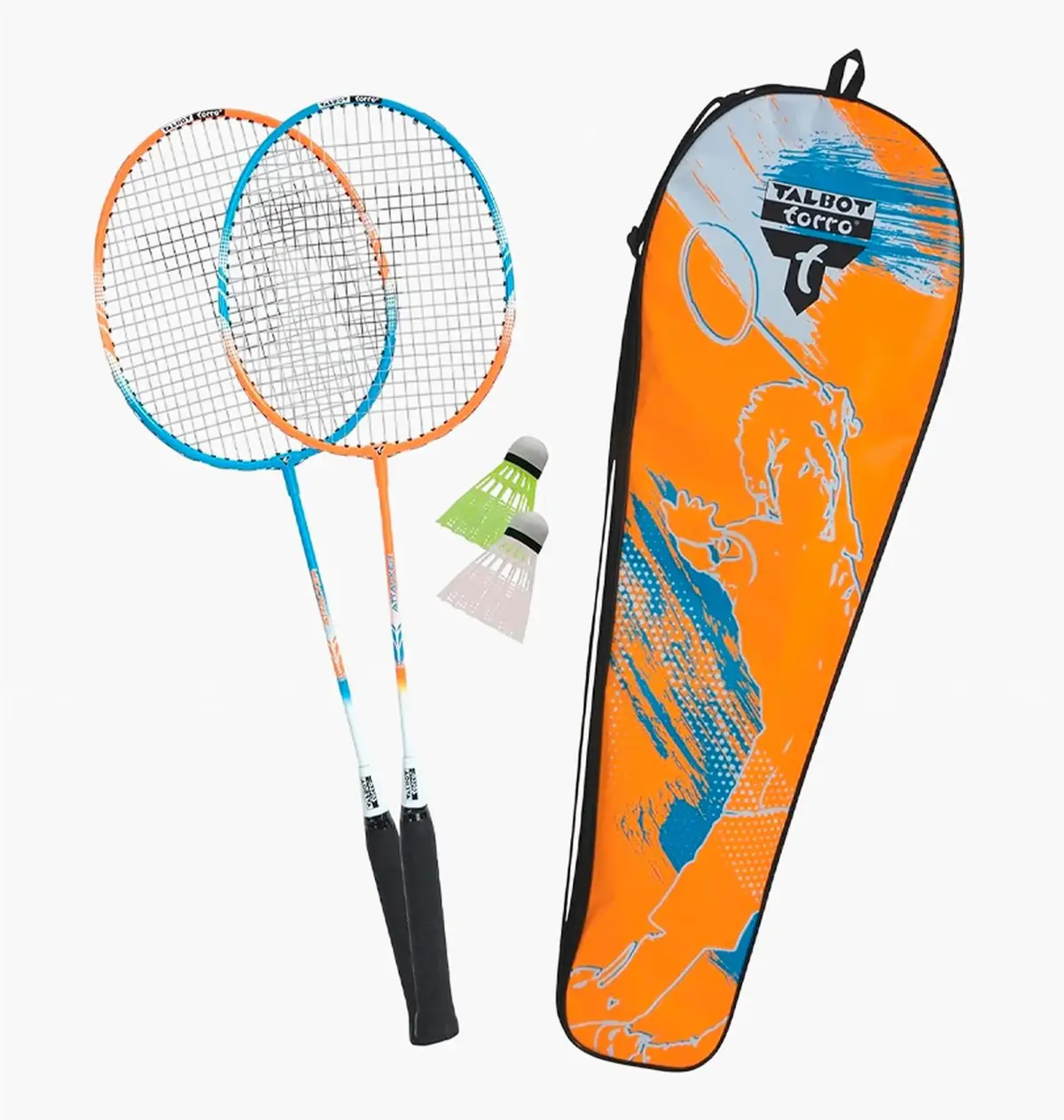 Набір для бадмінтону Talbot Torro 2-Attacker Light Blue/Orange