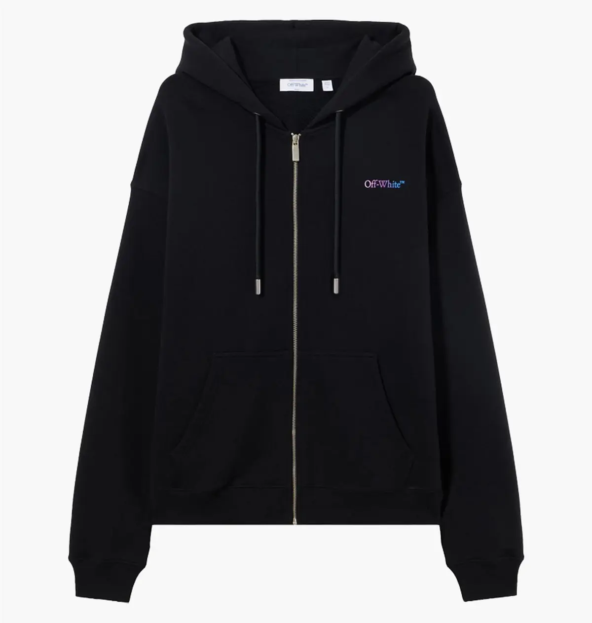 Кофта чоловіча Off-White Diagonal Gradient Zip Black