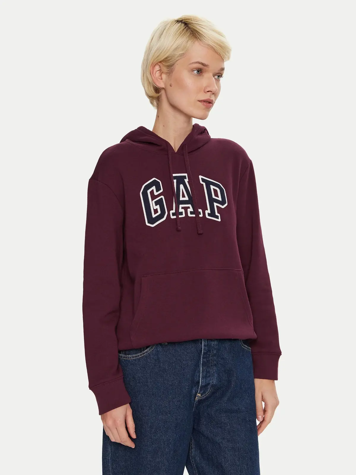 Кофта женские Gap Pullover Logo Hoodie