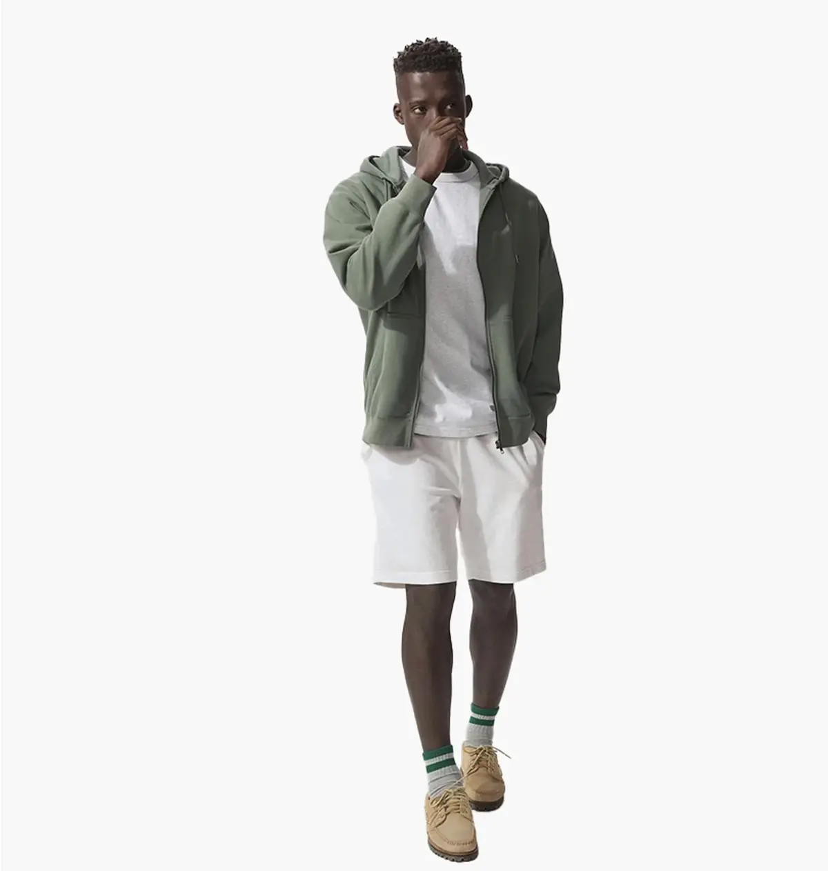 Шорти чоловічі Uniqlo Cotton Easy Shorts Grey