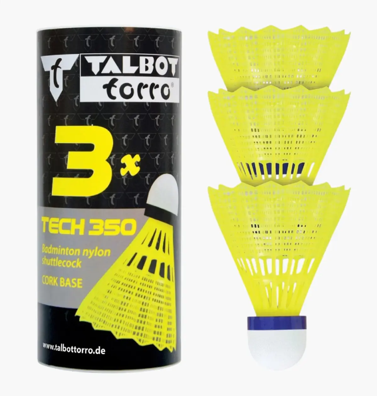 Волан для бадмінтону Talbot Tech 350 Medium Yellow