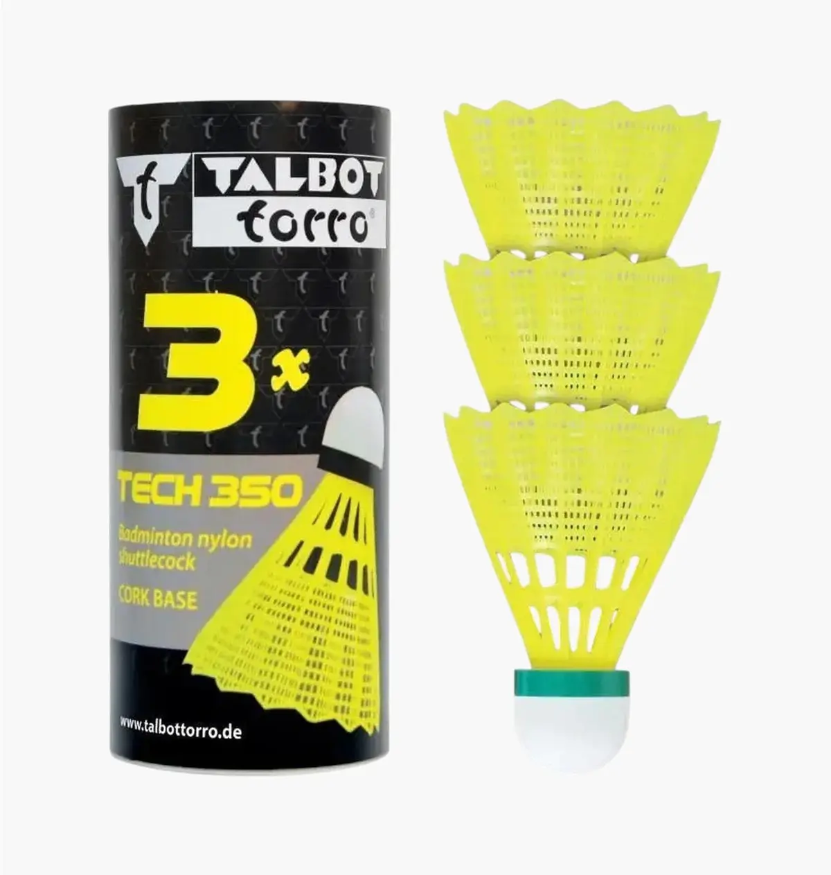 Волан для бадмінтону Talbot Tech 350 Slow Yellow