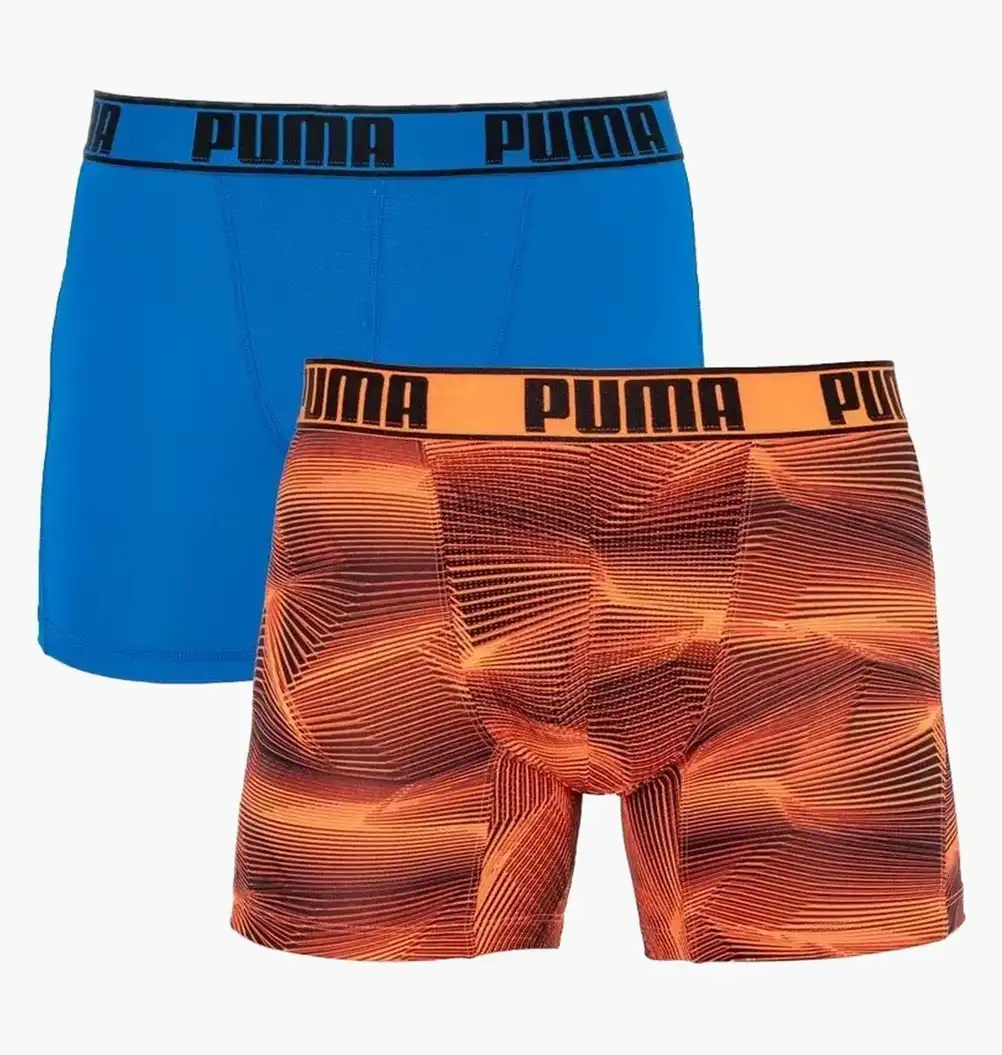 Труси-боксерки чоловічі Puma Active Boxer Print 2P