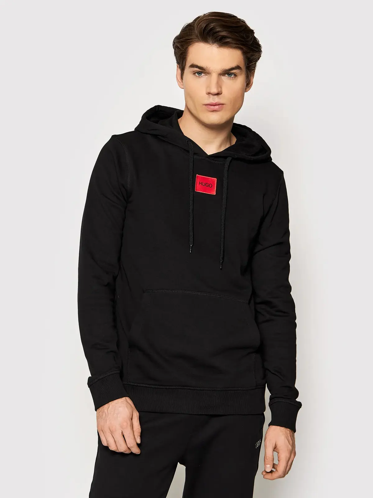 Кофта чоловіча Hugo Boss Hoodie Logo Grey