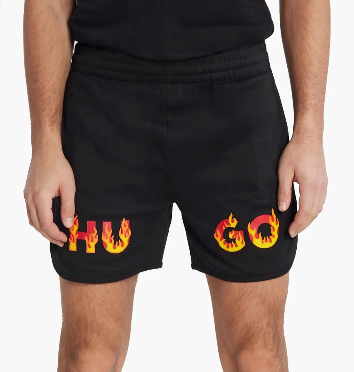 Шорти чоловічі Hugo Flames Black