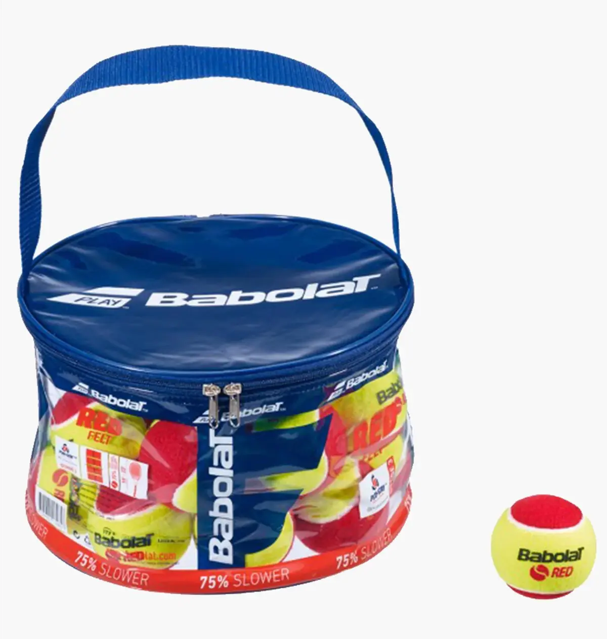 Тенісний м'яч Babolat Red Felt (24 ) Yellow/Red