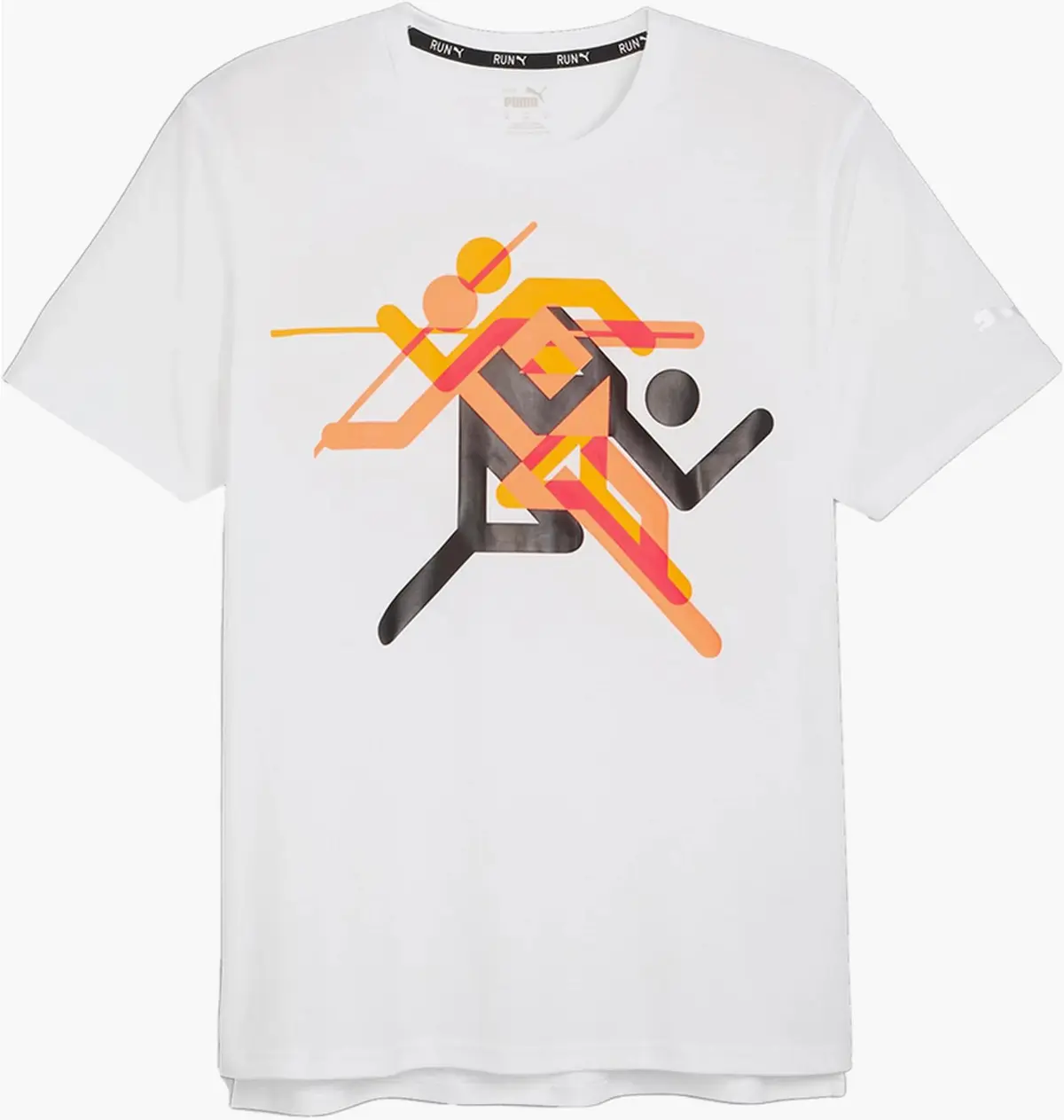 Футболка мужская Puma Run Faster Icons Graphic Tee White