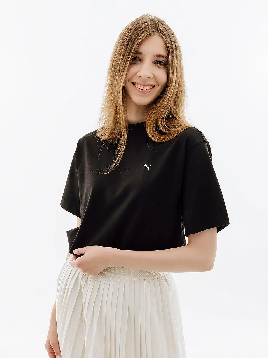 Футболка жіноча Puma Yona Sunp Mock Neck Tee