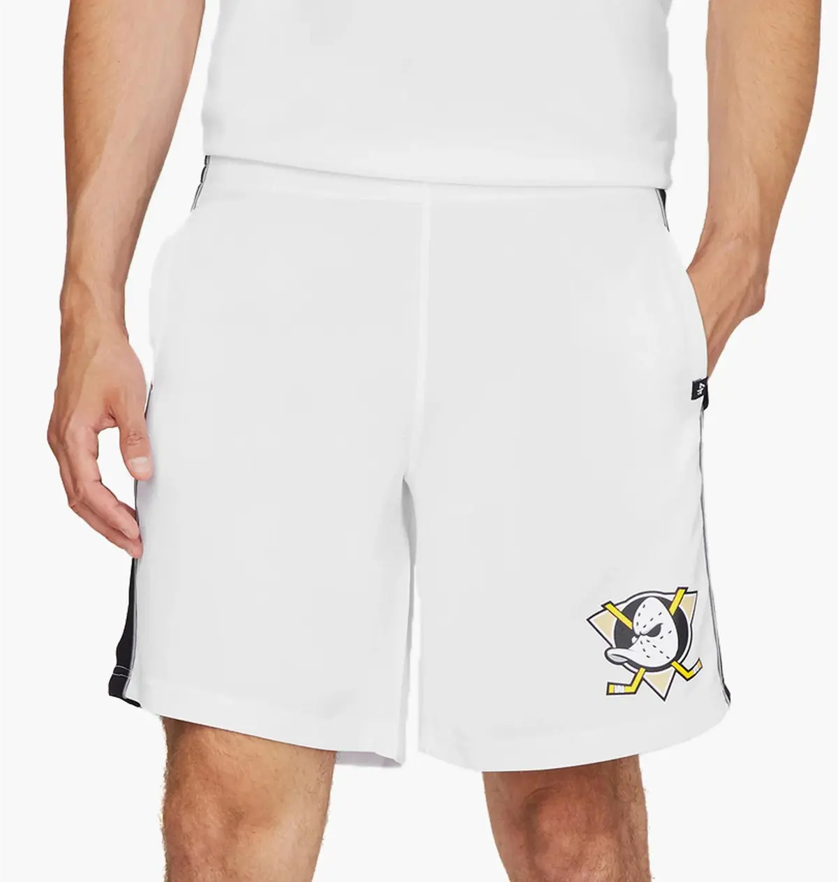 Шорты мужские 47 Brand Anaheim Ducks Imprint Grafton White 544494-Fs