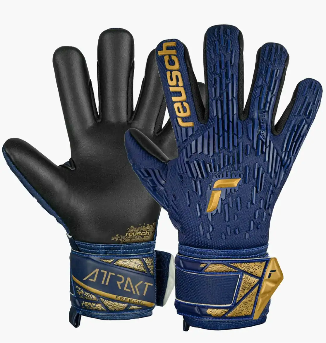 Футбольні рукавиці дитячі Reusch Attrakt Freegel Silver Premium Junior