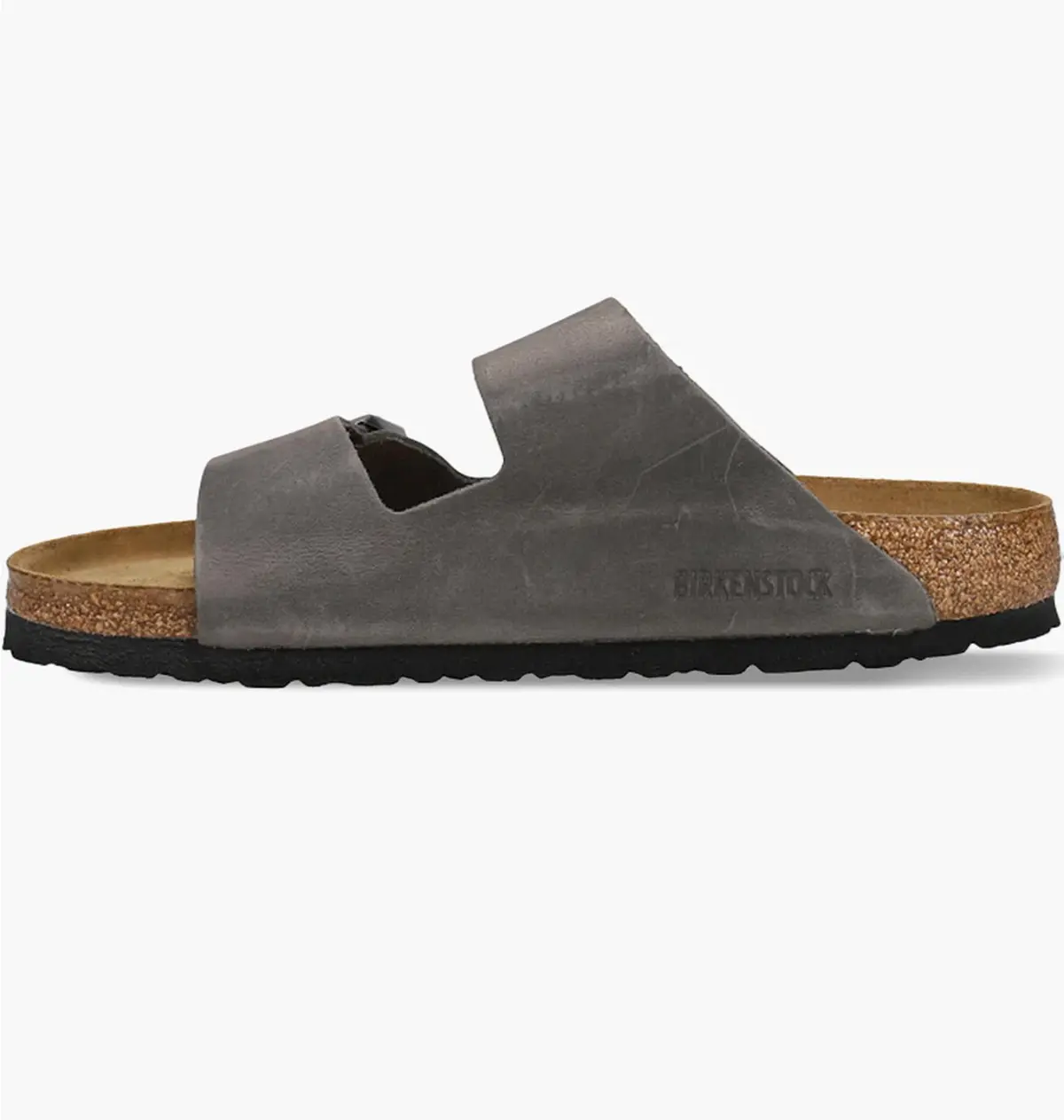 Тапочки мужские Birkenstock Arizona Oiled Leather Soft Footbed Sandals Grey