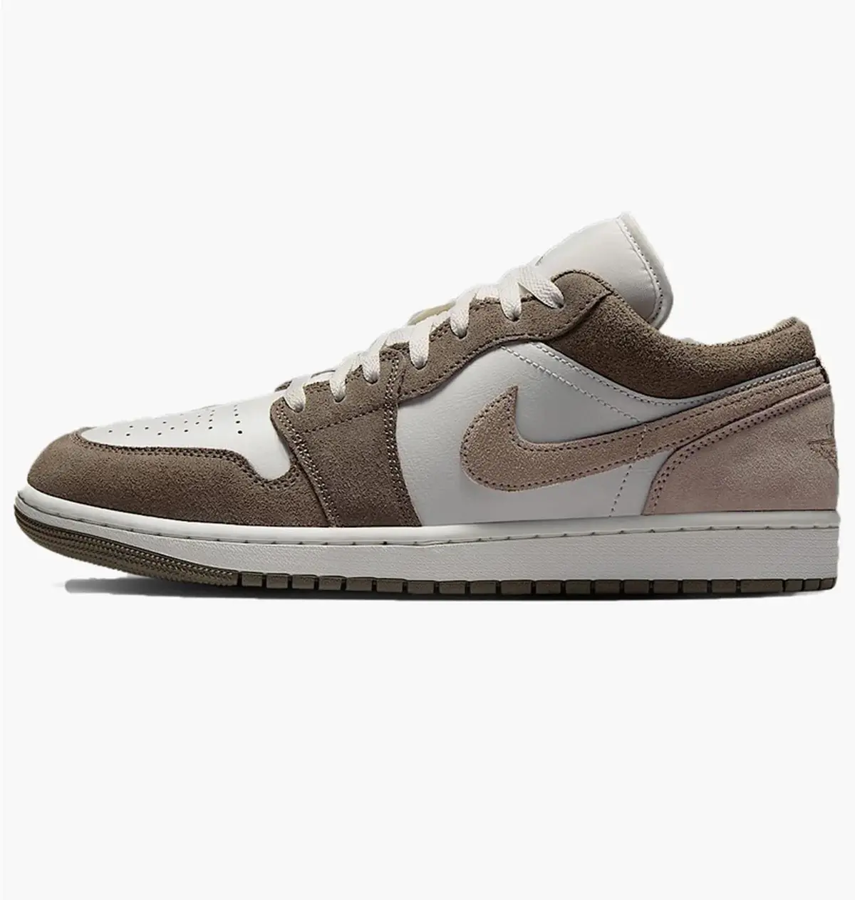 Кросівки чоловічі Jordan 1 Low Olive/White