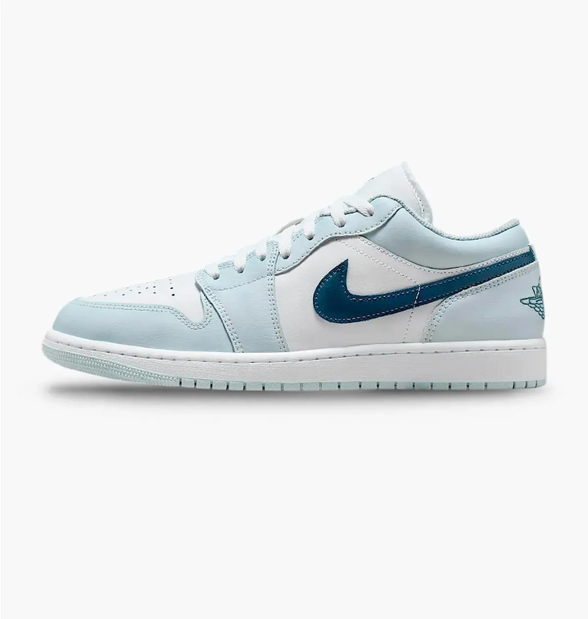 Кросівки чоловічі Jordan 1 Low Light Blue/White