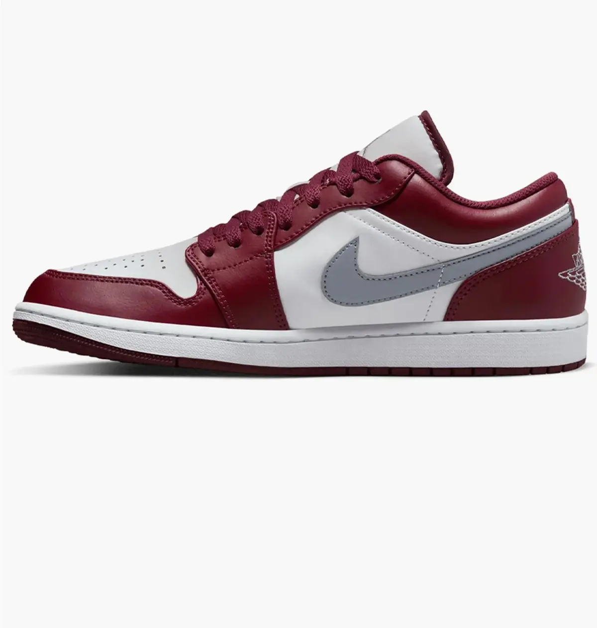 Кроссовки мужские Jordan 1 Low White Bordeaux