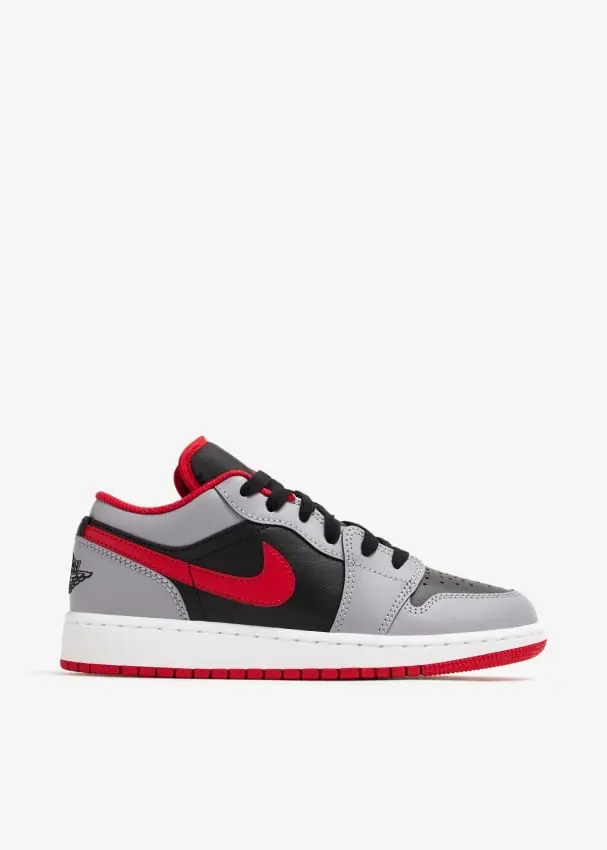 Кроссовки женские Jordan 1 Low Gs Grey/Black