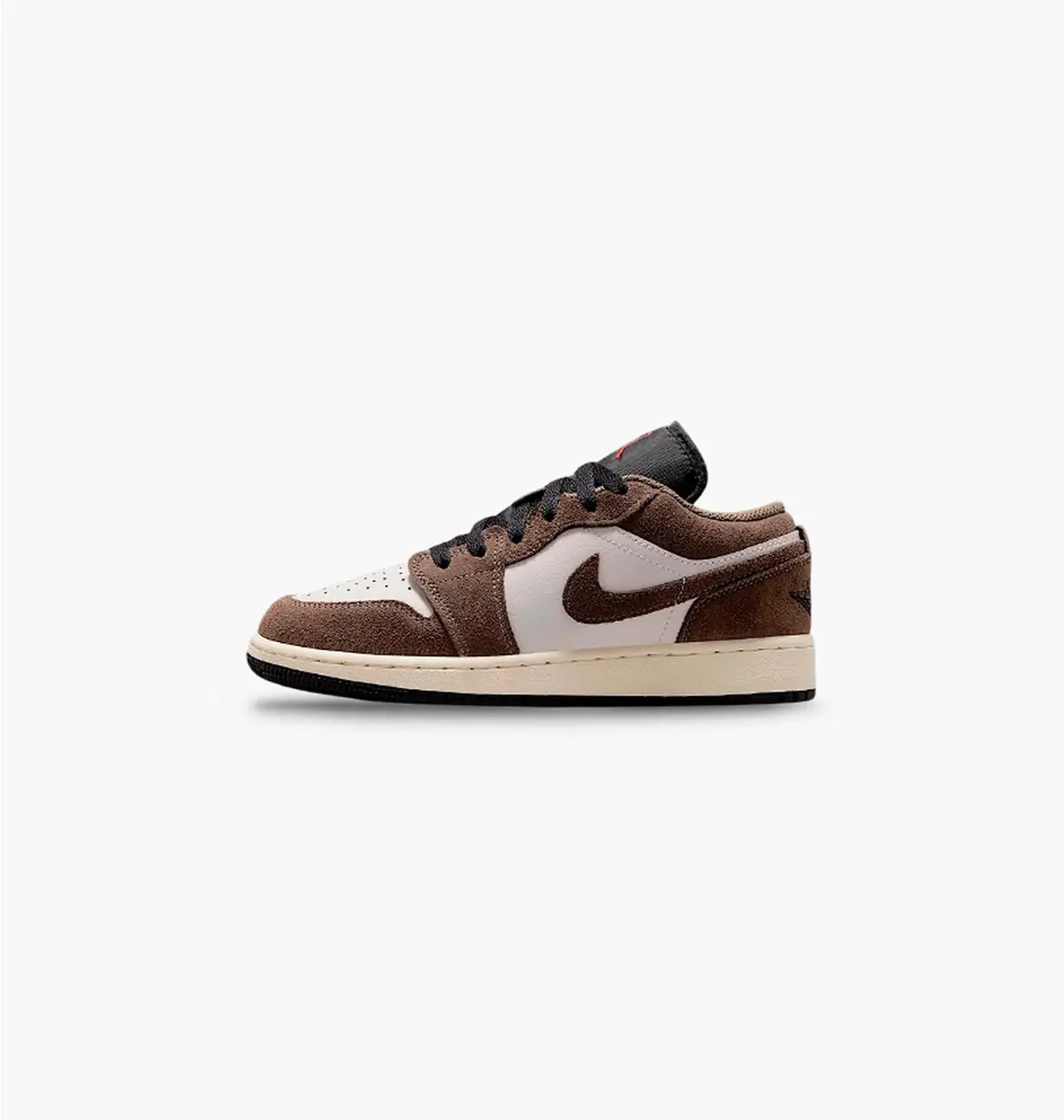 Кросівки дитячі Jordan 1 Low білі з коричневим 553560-200