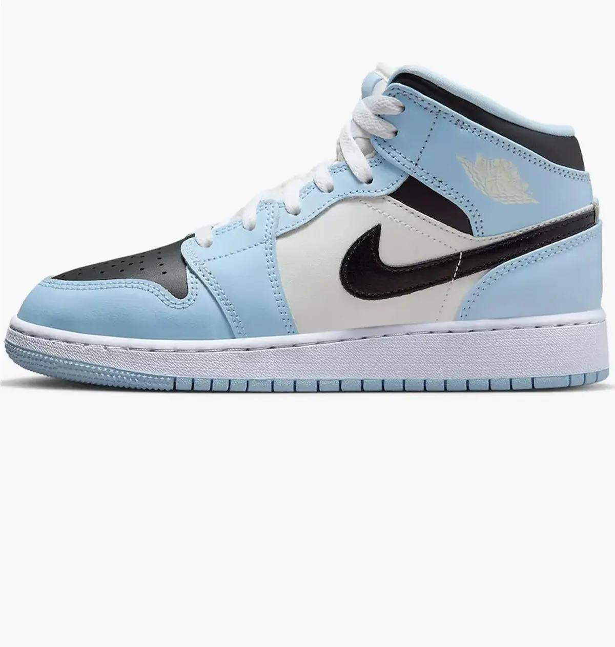 Кросівки жіночі Jordan 1 Mid Gs Ice Blue