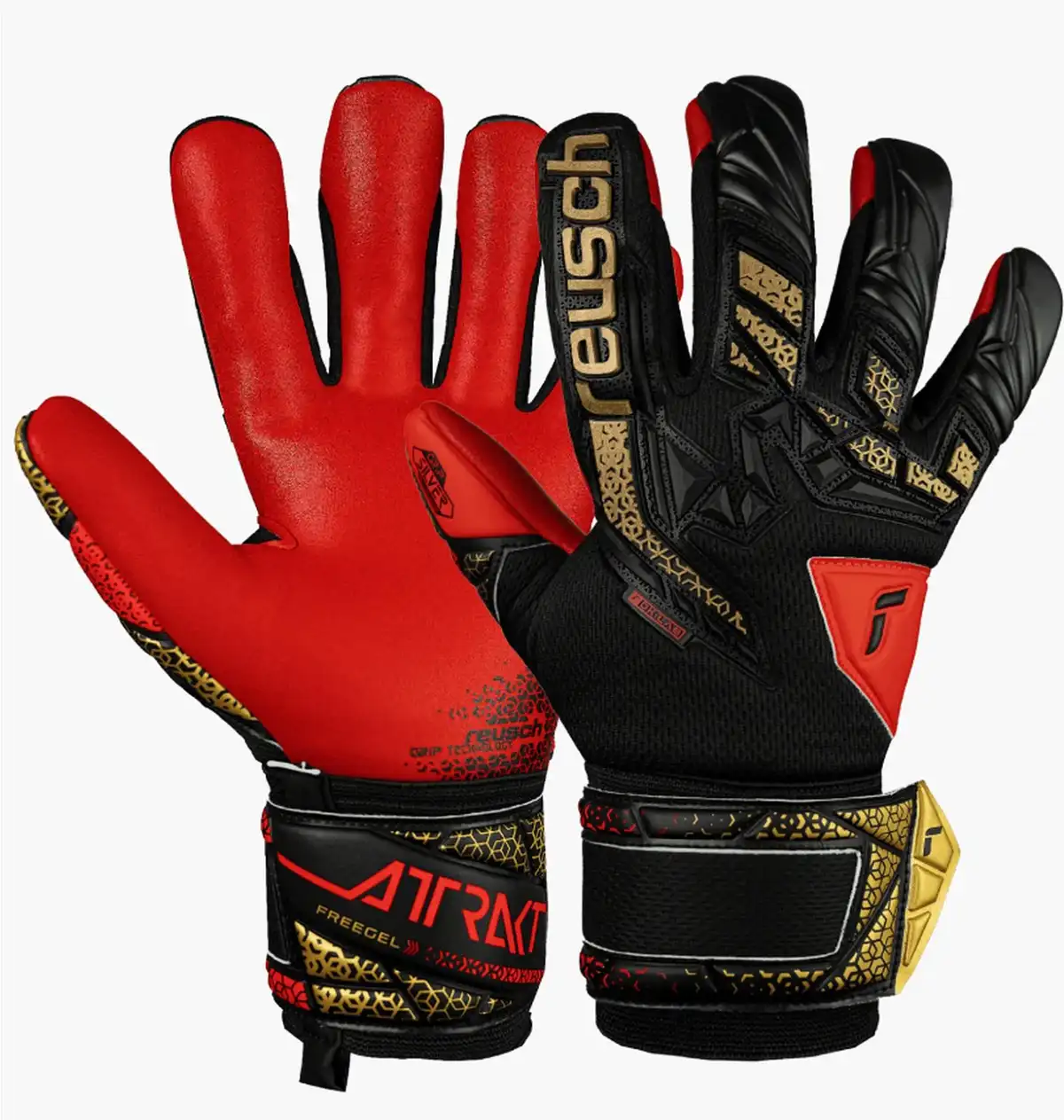 Футбольні рукавиці підліткові Reusch Аttrakt Freegel Silver