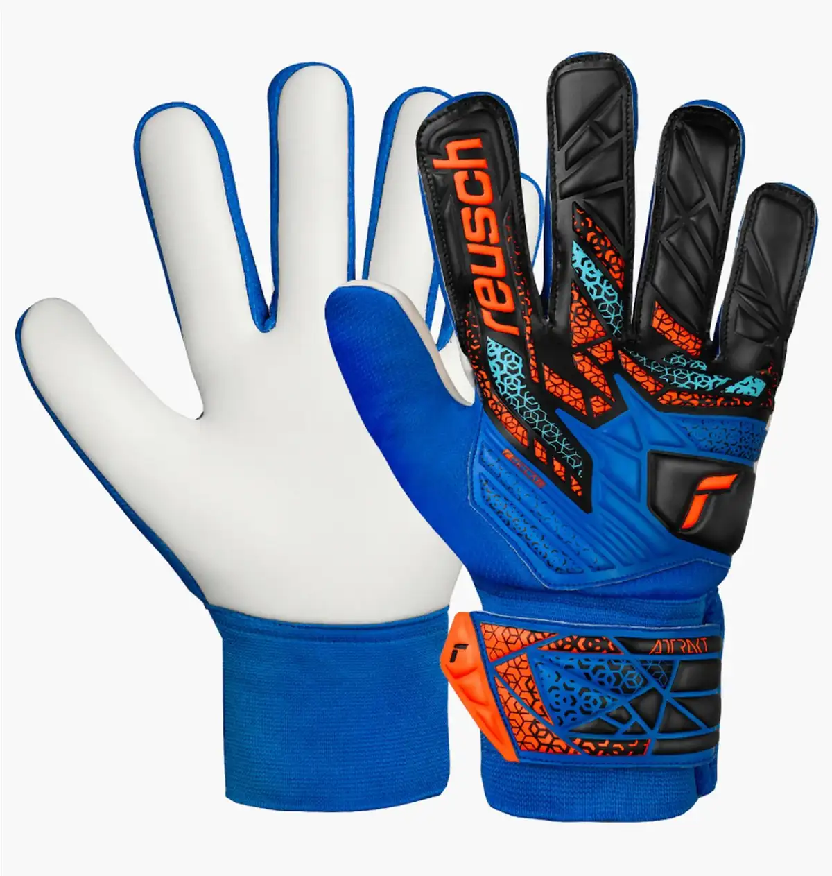 Футбольные перчатки унисекс Reusch Attrakt Starter Solid Junio