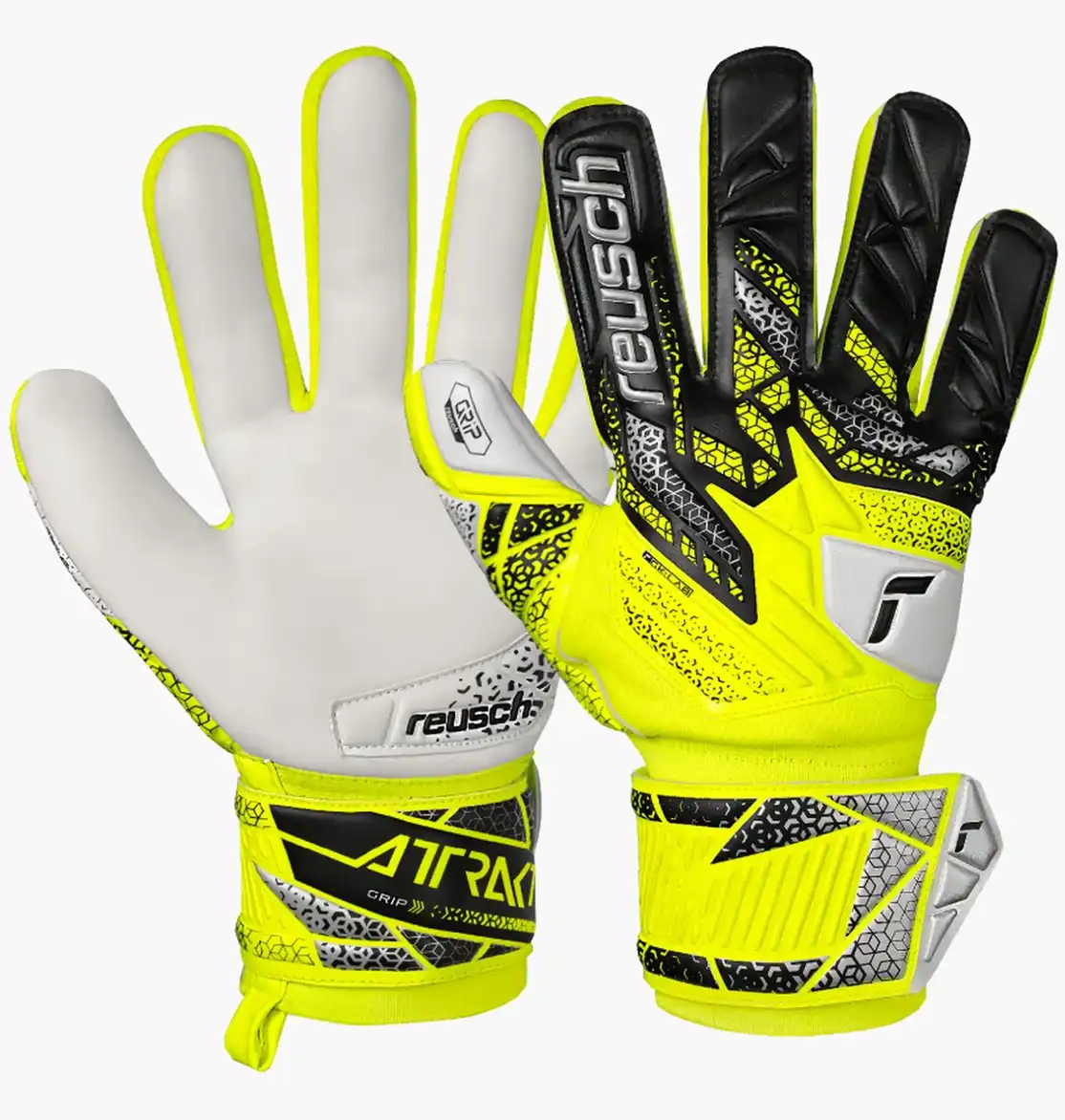Футбольные перчатки унисекс Reusch Attrakt Grip Junior