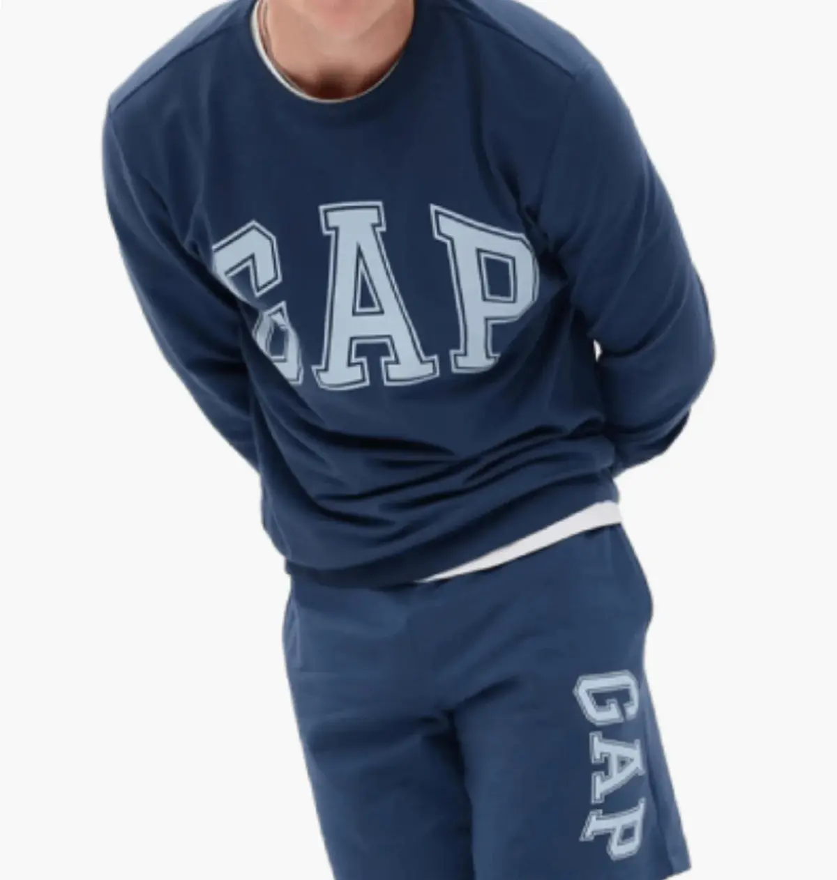 Кофта мужская Gap Ntx Logo Db Crew Blue